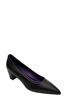 VANELi Tabia Pointed Toe Pump Black Leather at Nordstrom,