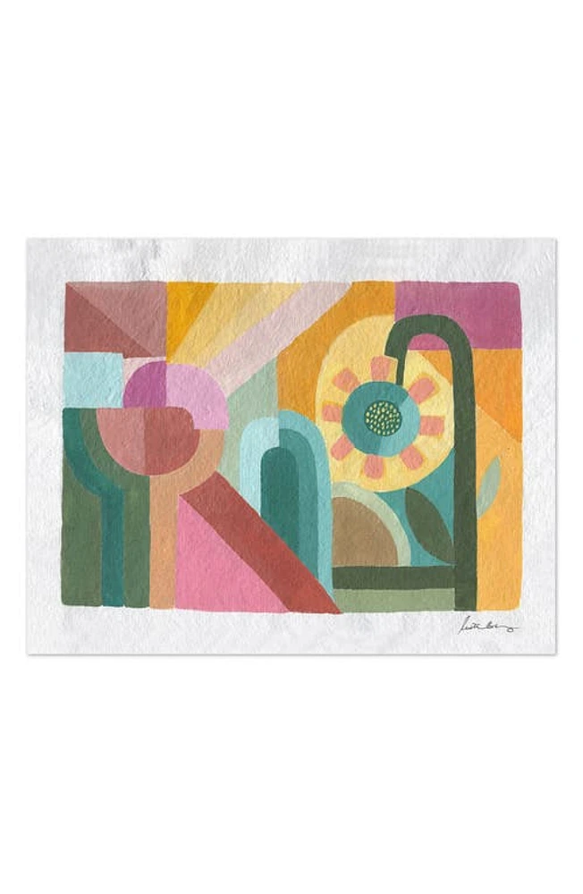 Justina Blakeney Picnic Art Print in White Multi at Nordstrom, Size 8X10