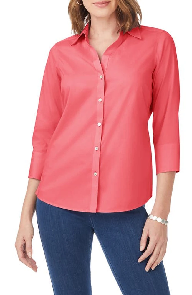 Foxcroft Mary Button-Up Blouse at Nordstrom,