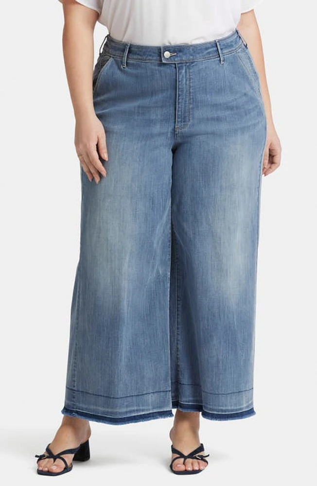 NYDJ Mona High Waist Ankle Wide Leg Trouser Jeans at Nordstrom,