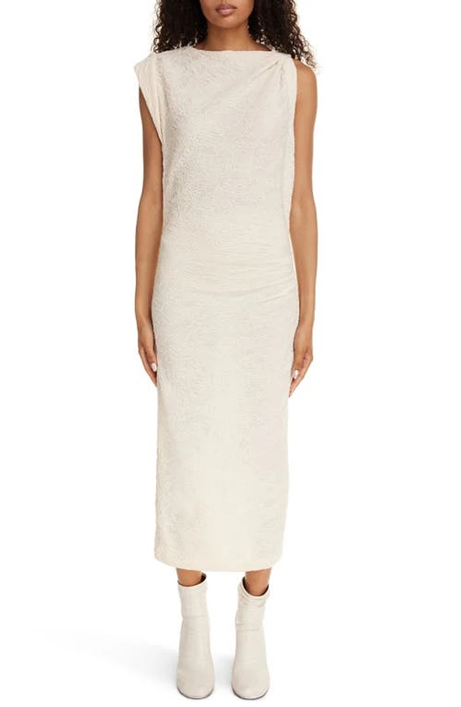 Isabel Marant Franzy Mesh Jacquard Midi Sheath Dress Ecru at Nordstrom, Us