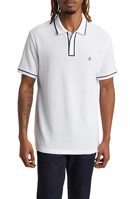 Original Penguin Earl Organic Cotton Mesh Polo at Nordstrom,