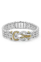 LAGOS Newport Flat Beaded Bracelet in Diamond at Nordstrom, Size 7