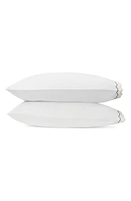 Matouk India Set of 2 350 Thread Count Cotton Pillowcases in Driftwood at Nordstrom