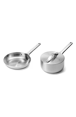 CARAWAY Stainless Steel 8" Fry Pan & 1.75-Quart Sauce Pan Set at Nordstrom