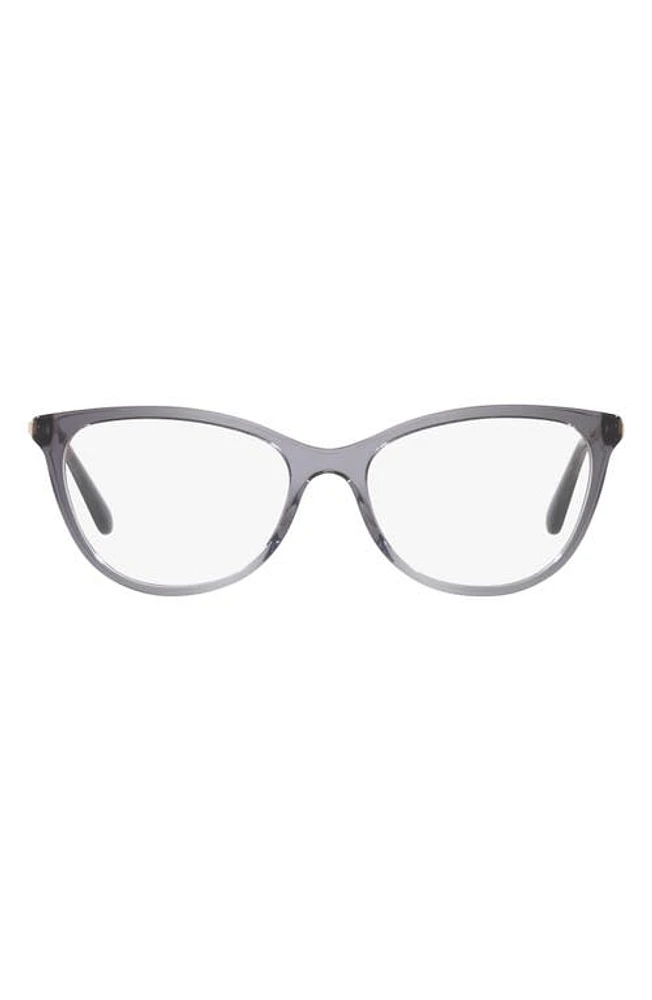 Dolce & Gabbana 54mm Butterfly Optical Glasses in Grey at Nordstrom