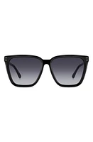 Isabel Marant 58mm Cat Eye Sunglasses in Black/Grey Shaded at Nordstrom