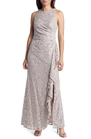 Alex Evenings Ruffle Sequin Lace Gown at Nordstrom,