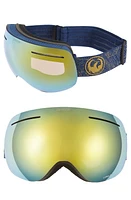 DRAGON XI Frameless Snow Goggles in Golden Palms/Goldion Amber at Nordstrom