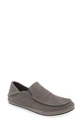 OluKai Moloa 'le Slipper in Charcoal/Charcoal at Nordstrom, Size 8