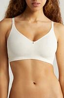 Chantelle Lingerie Comfort Chic Wireless Back Smoothing Bra Talc at Nordstrom,