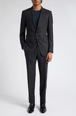 TOM FORD O'Connor Canvas Check Wool Suit Combo Dark Grey at Nordstrom, Us