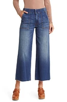 KUT from the Kloth Meg Fab Ab Raw Hem High Waist Ankle Wide Leg Jeans in Enchant at Nordstrom, Size 2