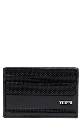 Tumi Slim Leather Card Case in Black at Nordstrom