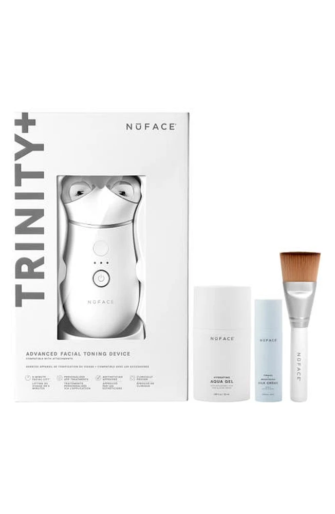 NuFACE TRINITY+ Smart Advanced Facial Toning Device Starter Kit at Nordstrom