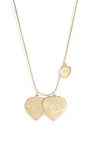 Gas Bijoux Heart Pendant Necklace in Gold at Nordstrom