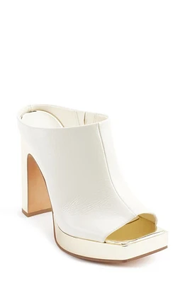 DKNY Monoco Peep Toe Mule Cream at Nordstrom,