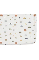 Pehr Bunny Hop Organic Cotton Crib Sheet in Rush Hour at Nordstrom