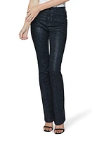 PAIGE Manhattan High Waist Coated Bootcut Jeans in Mallow Floral Luxe Coating at Nordstrom, Size 33