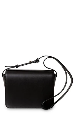 Yvonne Koné Annika Leather Crossbody Bag in Vitello Black at Nordstrom