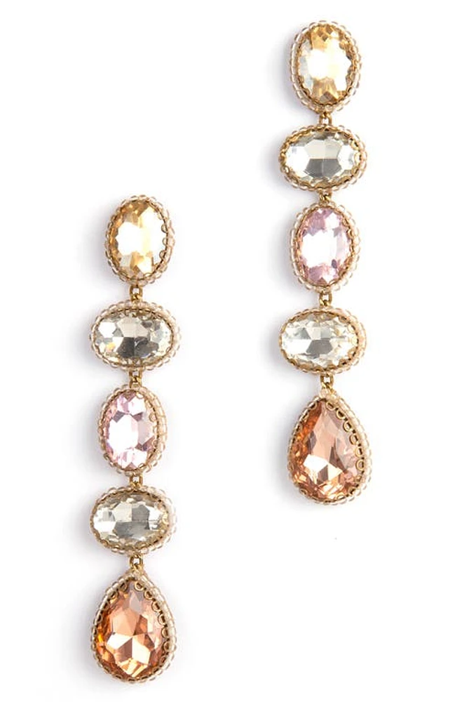 Deepa Gurnani Tyra Drop Earrings in Pastel Multi at Nordstrom