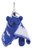 burberry Thomas Bear in EKD Blanket Bag Charm in Knight at Nordstrom