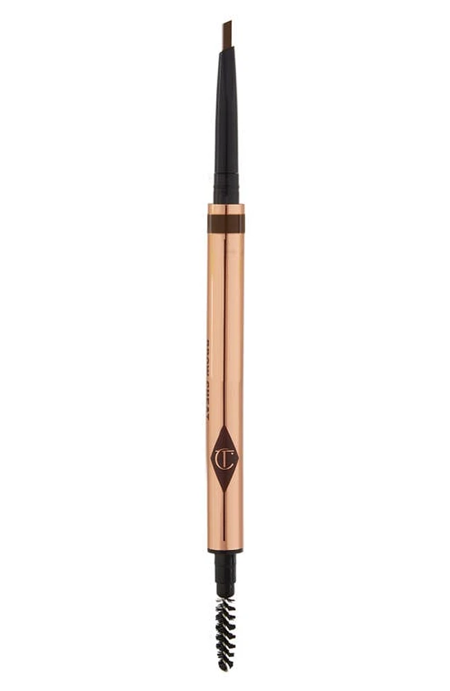 Charlotte Tilbury Brow Cheat Refillable Brow Pencil in Dark Brown at Nordstrom