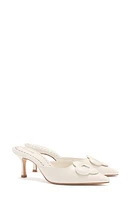 Larroudé Flora Pointed Toe Mule Ivory at Nordstrom,