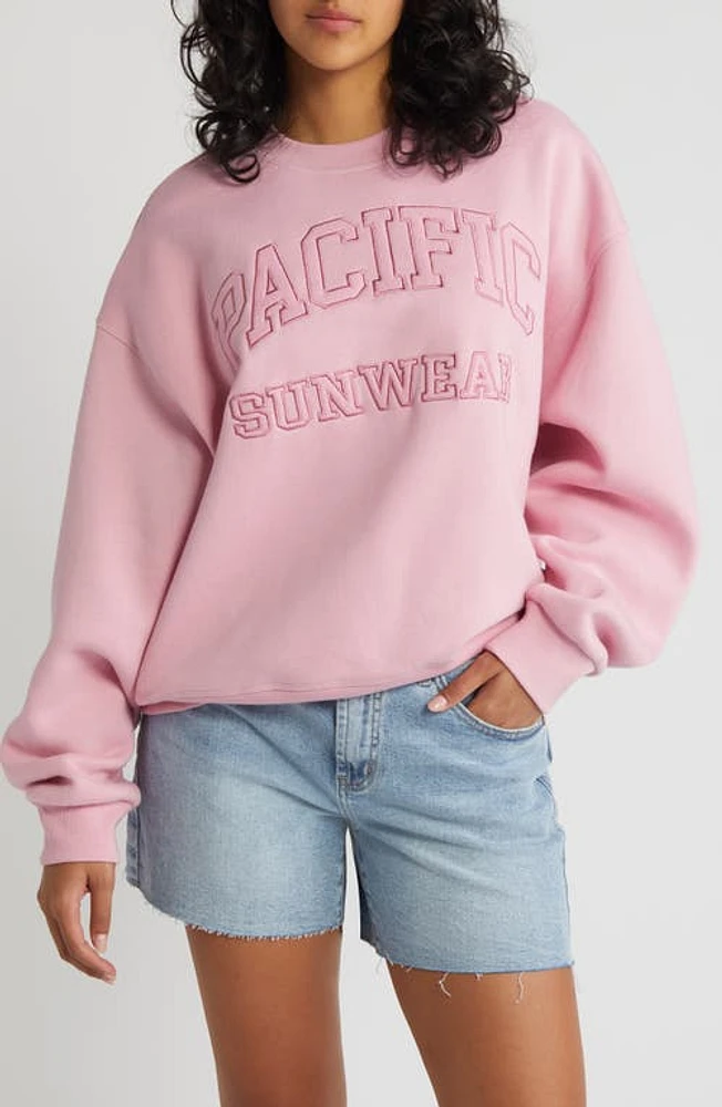 PacSun Arch Logo Graphic Sweatshirt at Nordstrom,