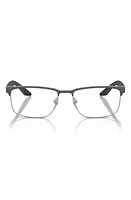 Prada Linea Rossa 56mm Rectangular Optical Glasses in Lt Grey Gradient at Nordstrom