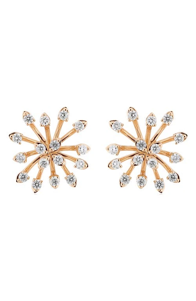 Hueb Luminus Diamond Stud Earrings in Gold at Nordstrom