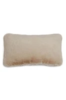 Apparis Cicily Faux Fur Lumbar Pillow in Latte at Nordstrom