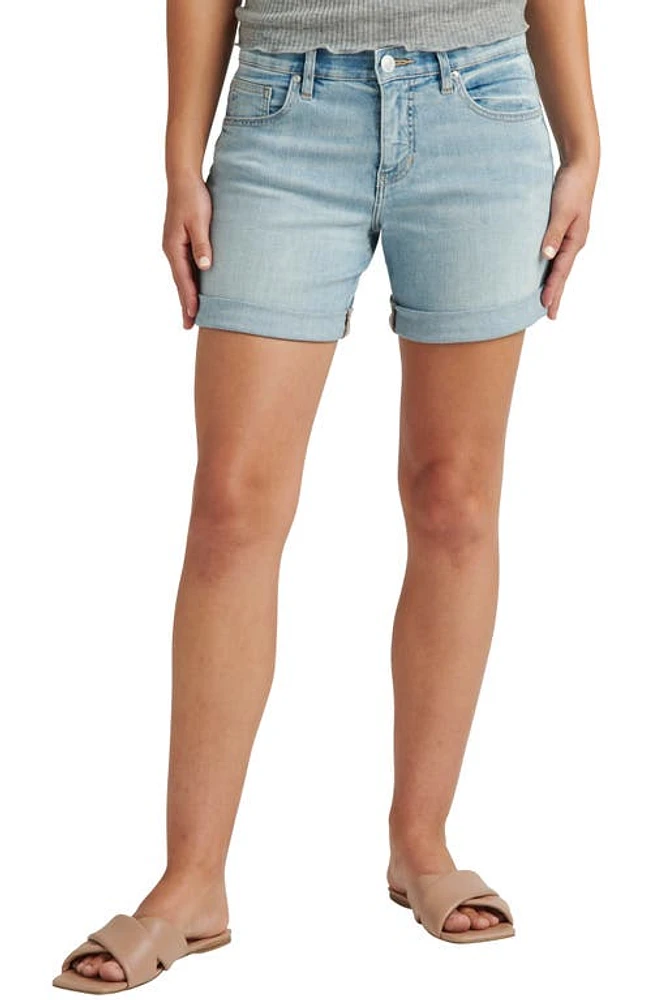 JAG Jeans Alex Boyfriend Denim Shorts Skylight at Nordstrom,