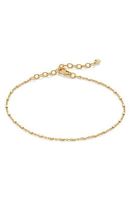 Monica Vinader Station Chain Bracelet in 18Ct Gold Vermeil at Nordstrom