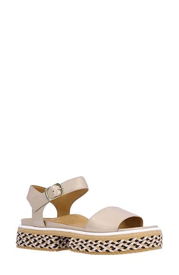 L'Amour des Pieds Dalaney Platform Sandal Platino at Nordstrom,