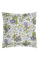 Matouk Pomegranate Quilted Linen Pillow Sham in Lilac at Nordstrom, Size Euro