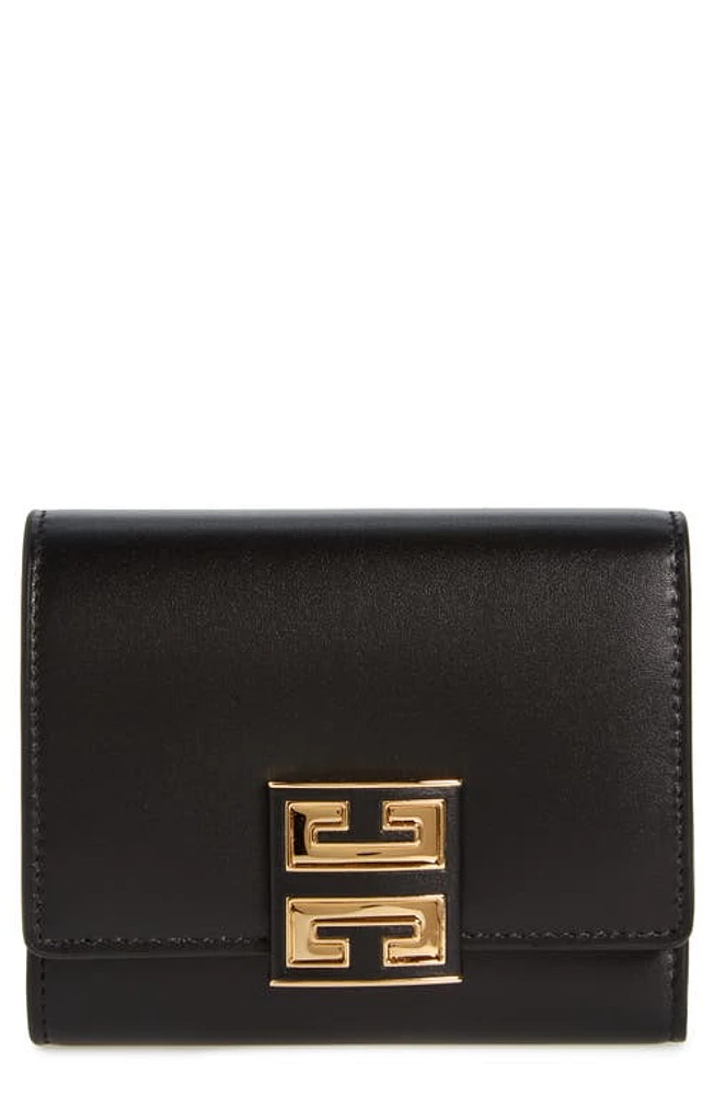 Givenchy 4G Leather Trifold Wallet in Black at Nordstrom