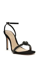 Schutz Peaky Embellished Sandal in Transparente/Black at Nordstrom, Size 10