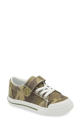 Footmates Jordan Sneaker Green Camo at Nordstrom, M