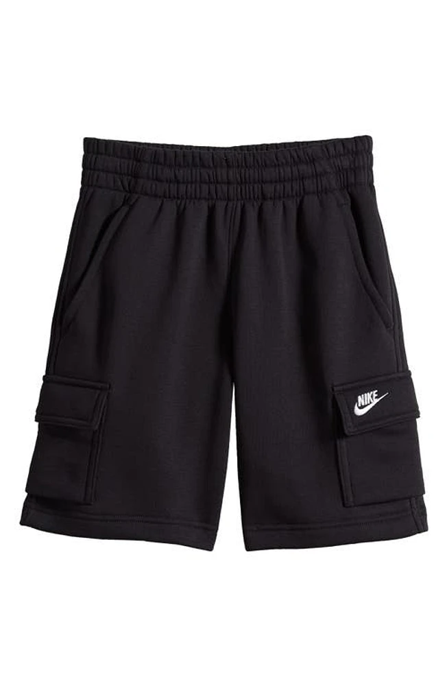 Nike Kids' Club Fleece Cargo Shorts at