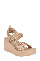 GUESS Dawsin Slingback Platform Wedge Sandal at Nordstrom,