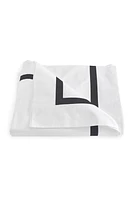 Matouk Lowell Duvet Cover in Charcoal at Nordstrom