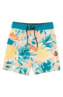 Volcom Kids' Leaf It Mod Tech Board Shorts Salmon at Nordstrom,