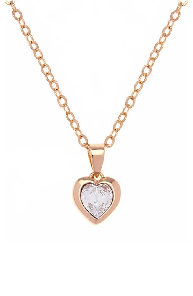 Ted Baker London Hannela Crystal Heart Pendant Necklace at Nordstrom