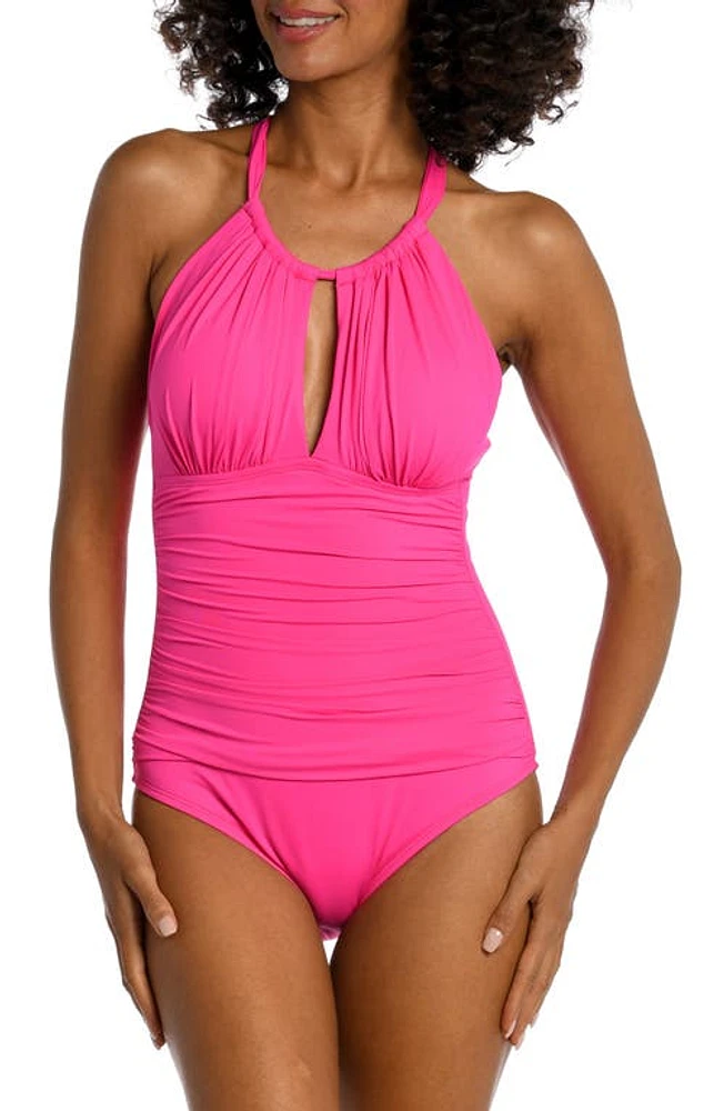 La Blanca Island Goddess High Neck One-Piece Swimsuit at Nordstrom,