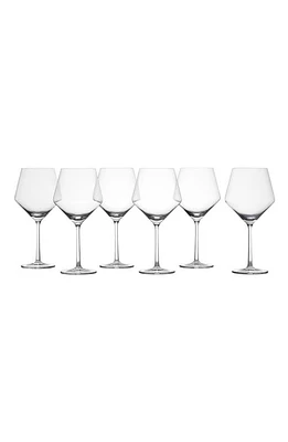 Schott Zwiesel Pure Set of 6 Burgundy Wine Glasses in Clear at Nordstrom