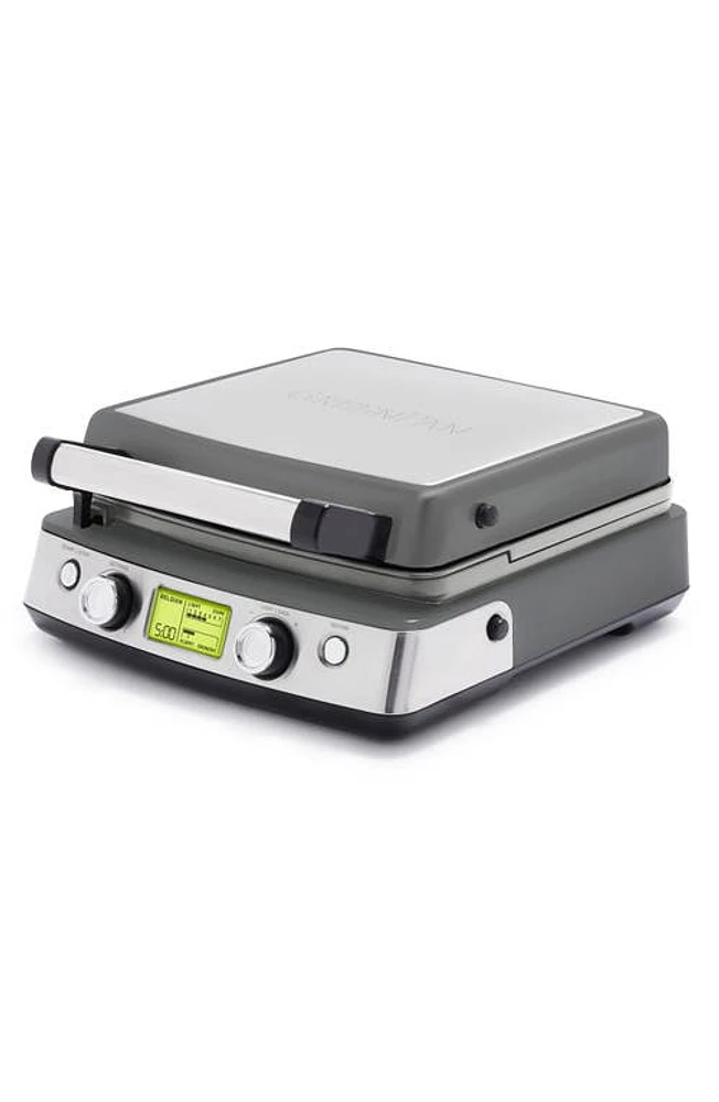 GreenPan Elite Ceramic Nonstick 4-Square Waffle Maker in Graphite at Nordstrom