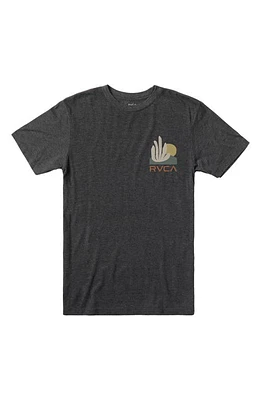 RVCA Paper Cuts Cotton Blend Graphic T-Shirt Black at Nordstrom,