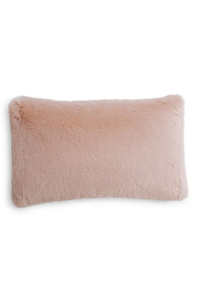 UnHide Squish Fleece Lumbar Pillow in Rosy Baby at Nordstrom