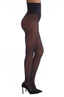 Commando Wavy Net Tights Black at Nordstrom,